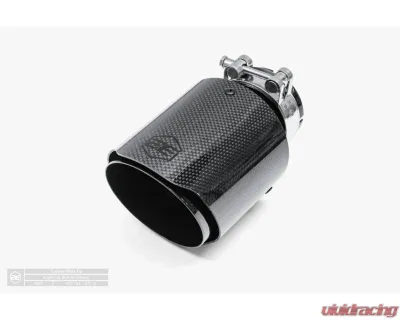 Aero Exhaust Carbon Fiber Tip 4.0" Out 2.5" In Gloss Finish - 10115