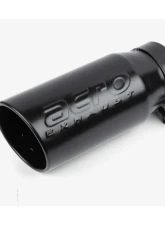 Aero Exhaust 5.0" Black Powder Coat Tip 4.0" In Angle Rolled Edge                                     - 10118 - Image 3