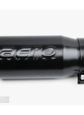 Aero Exhaust 5.0" Black Powder Coat Tip 4.0" In Angle Rolled Edge                                     - 10118 - Image 2