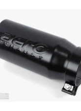 Aero Exhaust 5.0" Black Powder Coat Tip 4.0" In Angle Rolled Edge                                     - 10118 - Image 3