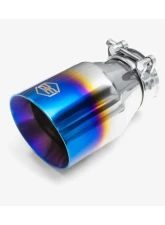 Aero Exhaust Blue Flame Tip 4.0" Out 2.5" In Double Wall Angle                                     - 10119 - Image 3