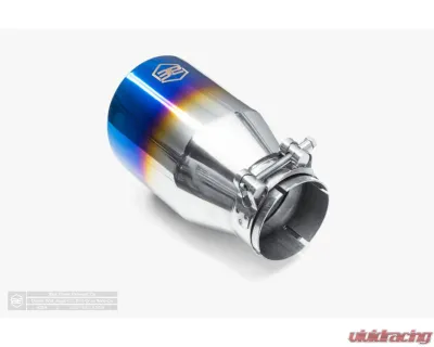 Aero Exhaust Blue Flame Tip 4.0" Out 2.5" In Double Wall Angle - 10119