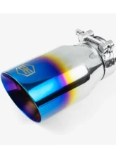 Aero Exhaust Blue Flame Tip 3.5" Out 2.25" In Double Wall Angle                                     - 10120 - Image 3