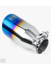Aero Exhaust Blue Flame Tip 3.5" Out 2.25" In Double Wall Angle                                     - 10120 - Image 3