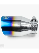 Aero Exhaust Blue Flame Tip 4.0" Out 2.25" In Double Wall Angle                                     - 10121 - Image 2