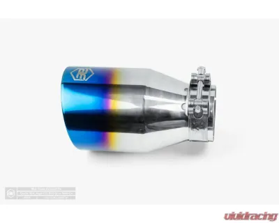 Aero Exhaust Blue Flame Tip 4.0" Out 2.25" In Double Wall Angle - 10121