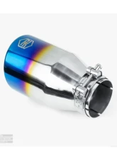 Aero Exhaust Blue Flame Tip 4.0" Out 2.25" In Double Wall Angle                                     - 10121 - Image 3
