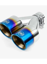 Aero Exhaust Blue Flame Tip 3.5" Dual Out 2.25" In Driver Side                                     - 10124 - Image 3