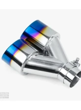 Aero Exhaust Blue Flame Tip 3.5" Dual Out 2.25" In Driver Side                                     - 10124 - Image 3