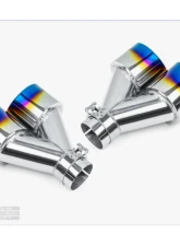Aero Exhaust Blue Flame Tips 3.5" Dual Out 2.25" In Set/Pair                                     - 10126 - Image 3
