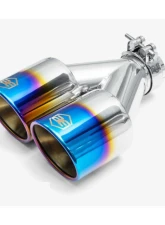Aero Exhaust Blue Flame Tip 3.5" Dual Out 2.25" In Non Staggered                                     - 10127 - Image 3