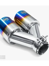Aero Exhaust Blue Flame Tip 3.5" Dual Out 2.25" In Non Staggered                                     - 10127 - Image 3