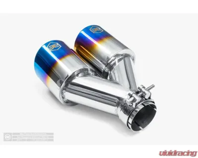 Aero Exhaust Blue Flame Tip 3.5" Dual Out 2.25" In Non Staggered - 10127