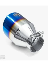 Aero Exhaust Blue Flame Tip 4.5" Out 2.5" In Double Wall Angle                                     - 10128 - Image 3