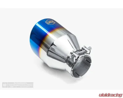 Aero Exhaust Blue Flame Tip 4.5" Out 2.5" In Double Wall Angle - 10128