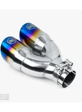 Aero Exhaust Blue Flame Tip 3.0" Dual Out 2.25" In Pass Side                                     - 10129 - Image 3