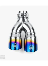 Aero Exhaust Blue Flame Tip 3.0" Dual Out 2.25" In Driver Side                                     - 10130 - Image 2