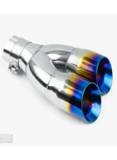 Aero Exhaust Blue Flame Tip 3.0" Dual Out 2.25" In Driver Side                                     - 10130 - Image 3