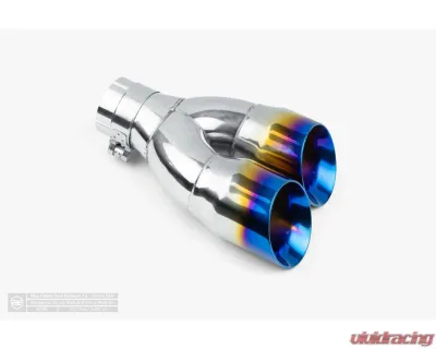 Aero Exhaust Blue Flame Tip 3.0" Dual Out 2.25" In Driver Side - 10130