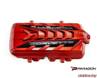 Paragon Performance LT2 Red Engine Cover Chevrolet C8 Corvette 2020-2024 - 12697368