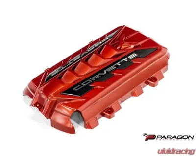 Paragon Performance LT2 Red Engine Cover Chevrolet C8 Corvette 2020-2024 - 12697368
