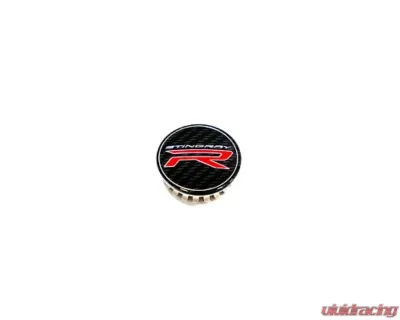 Paragon Performance Black/Red Stingray R Center Caps Chevrolet C8 Corvette 2020-2024 - 84384897