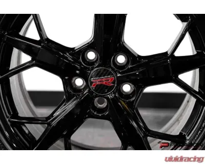 Paragon Performance Black/Red Stingray R Center Caps Chevrolet C8 Corvette 2020-2024 - 84384897