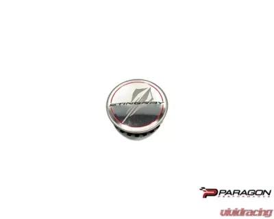 Paragon Performance Silver Stingray Center Caps Chevrolet C8 Corvette 2020-2024 - 84385016