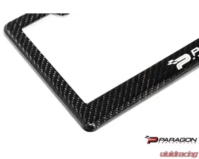 Paragon Performance Carbon Fiber License Plate Frame Chevrolet C8 Corvette Coupe 2020-2024 - PP-A0001