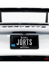 Paragon Performance Carbon Fiber License Plate Frame Chevrolet C8 Corvette Coupe 2020-2024                                     - PP-A0001 - Image 5