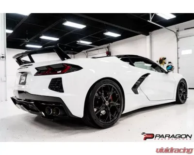 Paragon Performance Carbon Fiber Rocker Panel Extensions Chevrolet C8 Corvette 2020-2024 - PP-C0002