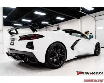 Paragon Performance Carbon Fiber Rocker Panel Extensions Chevrolet C8 Corvette 2020-2024 - PP-C0002