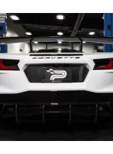 Paragon Performance Carbon Fiber / Flash License Plate Insert Chevrolet C8 Corvette 2020-2024                                     - PP-C0006 - Image 15