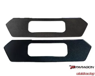 Paragon Performance Carbon Fiber / Flash License Plate Insert Chevrolet C8 Corvette 2020-2024 - PP-C0006