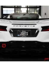 Paragon Performance Carbon Fiber / Flash License Plate Insert Chevrolet C8 Corvette 2020-2024                                     - PP-C0006 - Image 3