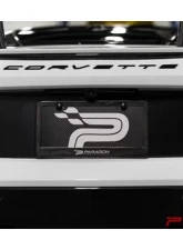 Paragon Performance Carbon Fiber / Flash License Plate Insert Chevrolet C8 Corvette 2020-2024                                     - PP-C0006 - Image 6