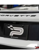 Paragon Performance Carbon Fiber / Flash License Plate Insert Chevrolet C8 Corvette 2020-2024                                     - PP-C0006 - Image 8