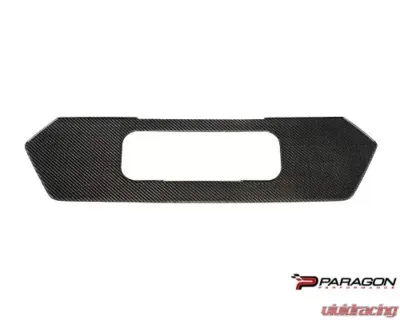 Paragon Performance Carbon Fiber / Flash License Plate Insert Chevrolet C8 Corvette 2020-2024 - PP-C0006