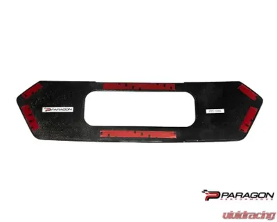 Paragon Performance Carbon Fiber / Flash License Plate Insert Chevrolet C8 Corvette 2020-2024 - PP-C0006
