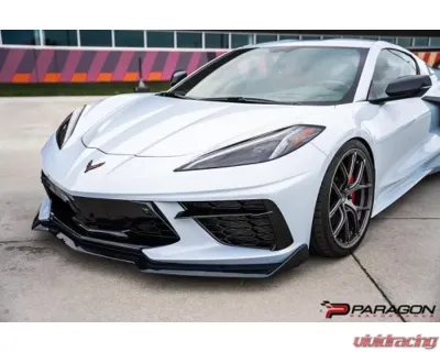 Paragon Performance 5VM Style Carbon Flash Front Lip/Spoiler Chevrolet C8 Corvette 2020-2024 - PP-C0007