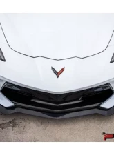 Paragon Performance 5VM Style Carbon Flash Front Lip/Spoiler Chevrolet C8 Corvette 2020-2024                                     - PP-C0007 - Image 5