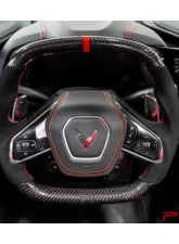 Paragon Performance C8 Z06 Style Corvette Carbon Fiber Steering Wheel Chevrolet C8 Corvette 2020-2024                                     - PP-STW001 - Image 8