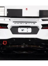 Paragon Performance Matte Carbon Fiber License Plate Vinyl Overlay Chevrolet C8 Corvette 2020-2024                                     - PP-V0001 - Image 4