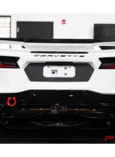 Paragon Performance Matte Carbon Fiber License Plate Vinyl Overlay Chevrolet C8 Corvette 2020-2024                                     - PP-V0001 - Image 4