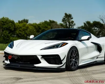 Paragon Performance Maxton Design 4 pcs Aero Kit - without Winglets Chevrolet C8 Corvette Stingray 2020-2024 - MXT-C8-FD2-DS2-RD2