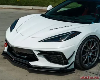 Paragon Performance Maxton Design 4 pcs Aero Kit - without Winglets Chevrolet C8 Corvette Stingray 2020-2024 - MXT-C8-FD2-DS2-RD2