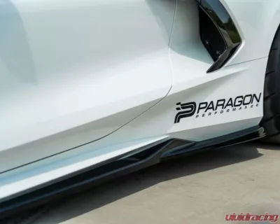 Paragon Performance Maxton Design 4 pcs Aero Kit - without Winglets Chevrolet C8 Corvette Stingray 2020-2024 - MXT-C8-FD2-DS2-RD2