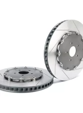 Paragon Performance 2-piece Front Larger Rotors (Pair) 390mmx34mm (15.59"x1.34") Nissan GT-R R35 2008+                                     - P2R.035.390.340.24150.05.01.01/02.F - Image 5