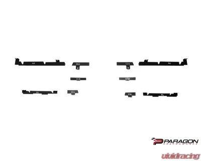Paragon Performance OEM Style Radiator Guards | Grill Guards Chevrolet C8 Corvette E-Ray | Z06 2023-2025 - PP-G0003
