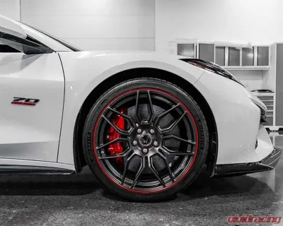Paragon Performance Front Lift Lowering Collars Chevrolet C8 Corvette Z06 with Front Nose Lift 2023-2024 - PP-S0001-2